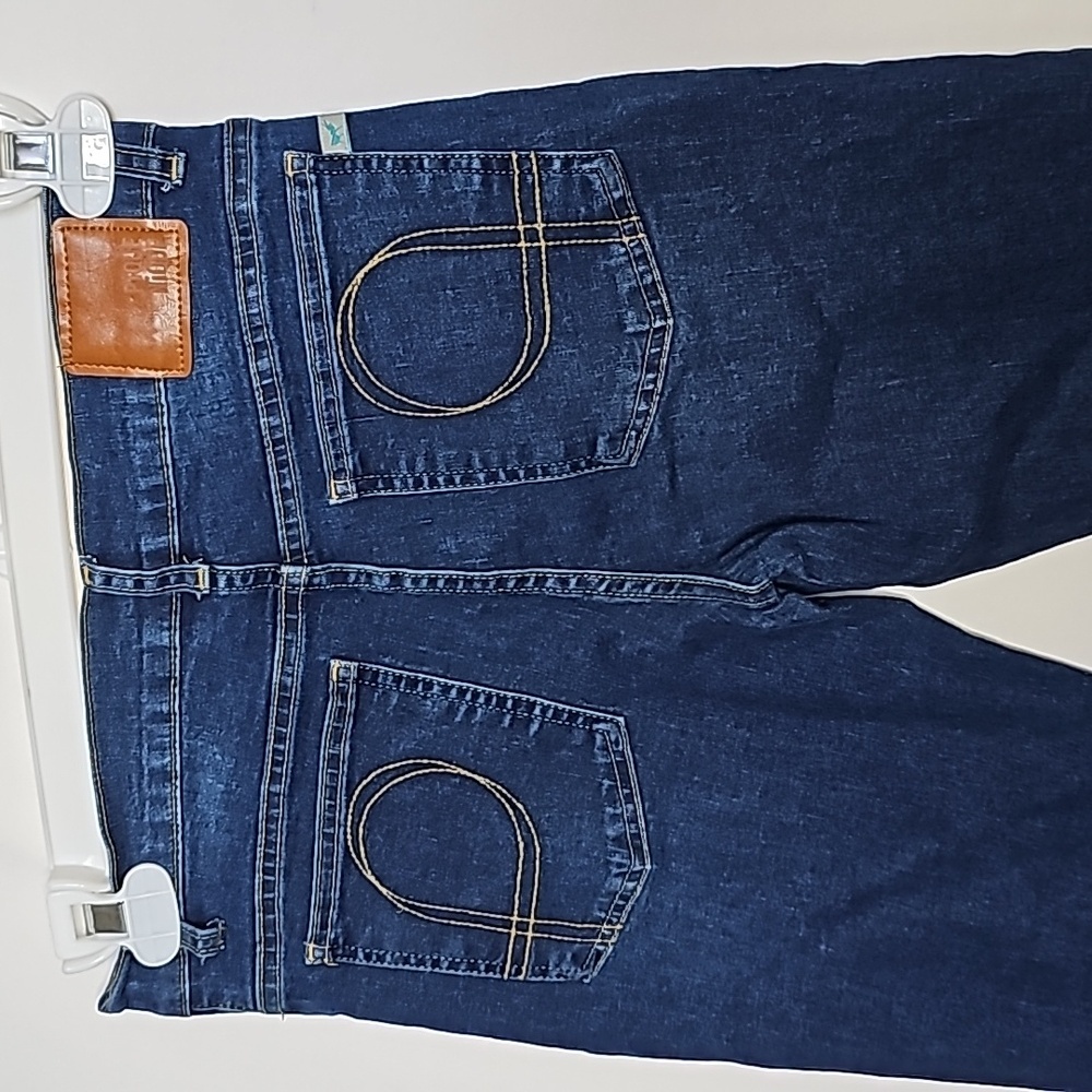 Pique Nique girls straight leg winter warm blue jeans sz 14 - Picture 4 of 7